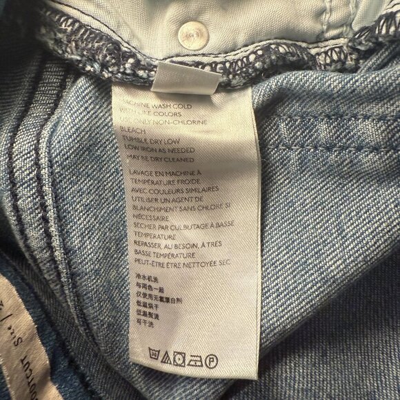 Women's 28 Pilcro Letterpress High-Rise Skinny Bootcut Jeans Anthropologie - Picture 10 of 11